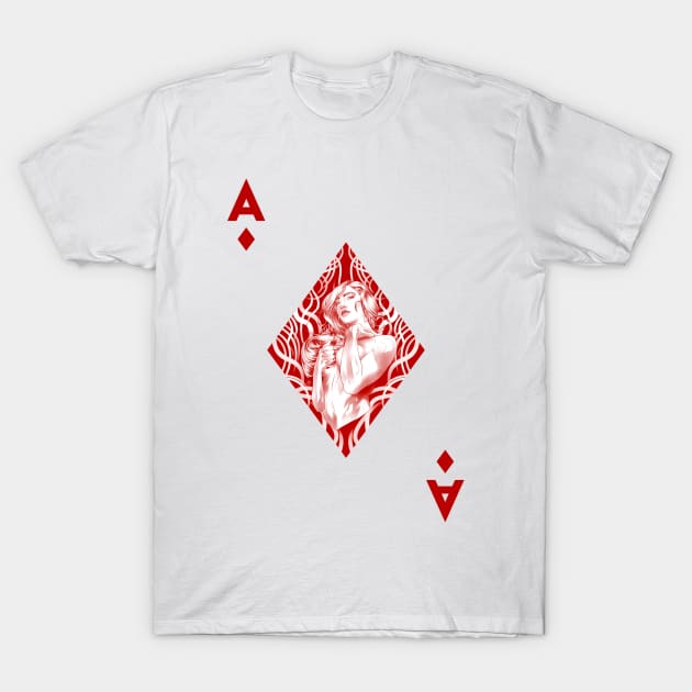 Ace of Diamonds T-Shirt by maxgunner44